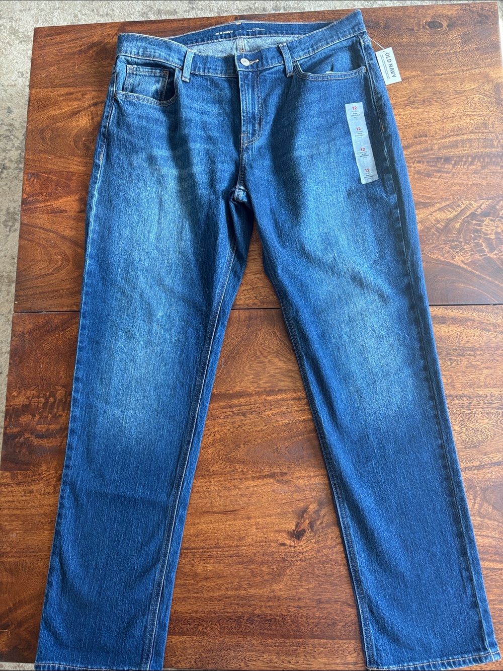 Old Navy Men’s Slim Straight Jeans - Blue Denim
